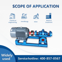 Bomba de agua dividida de succión doble de una etapa