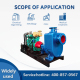 Diesel engine self-priming pump