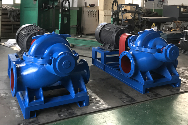 Single stage double suction horizontal centrifugal pump