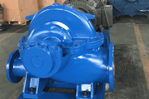 Cause de surintensité de la pompe à double aspiration à un étage