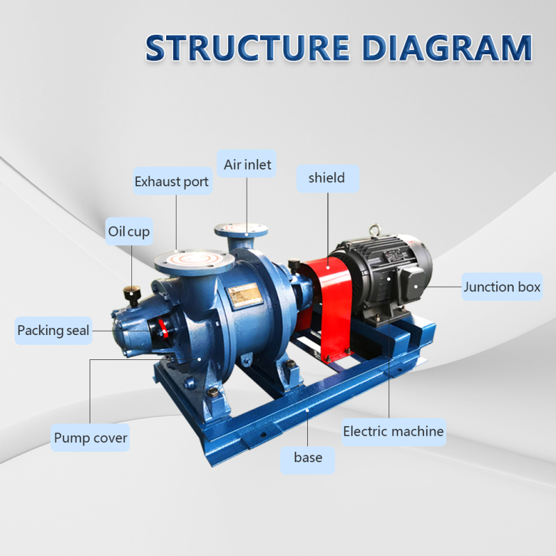 Pompe à vide et compresseur à anneau d'eau série SK