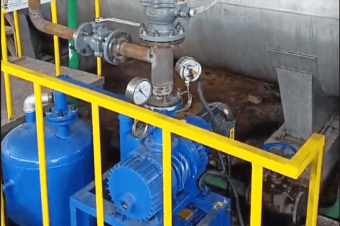 Application de la pompe à vide pour le séchage du bois