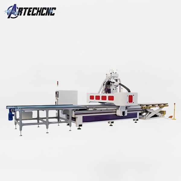 Nesting Flatbed Based Cnc Wood Router Machine