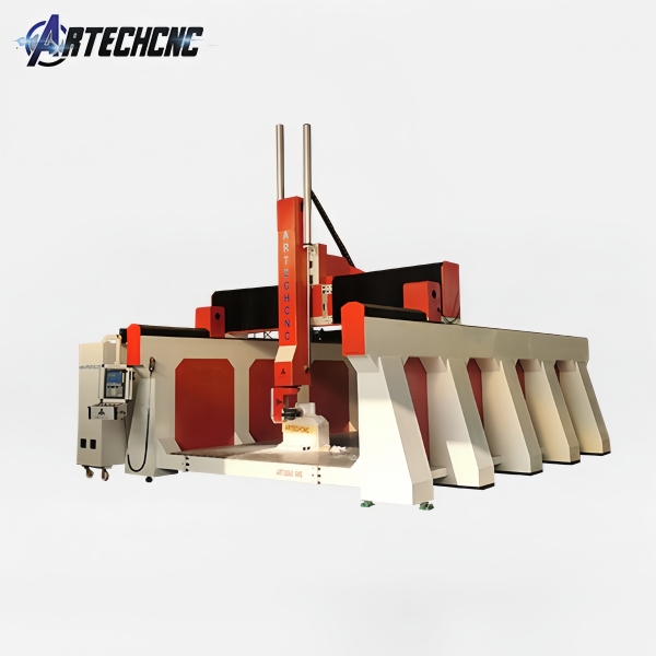 Five 5 Axis Cnc Wood Router Machine ART3050-5A