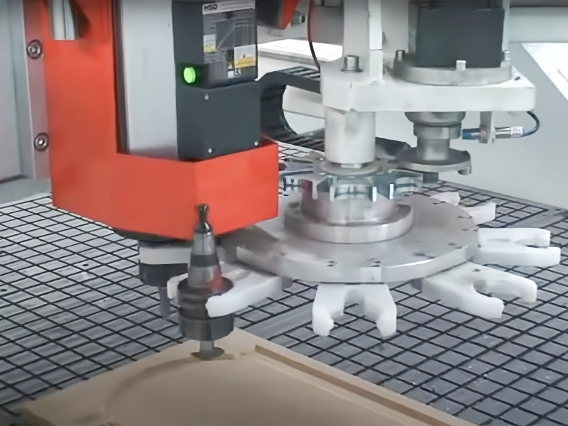 cnc router with automatic tool changer woodworking machine