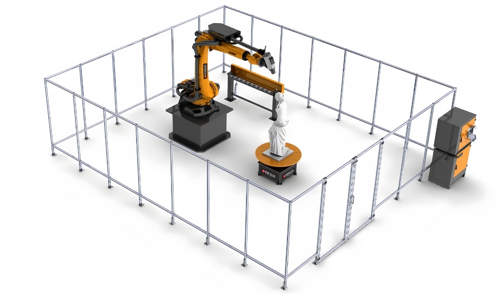 cnc milling robot