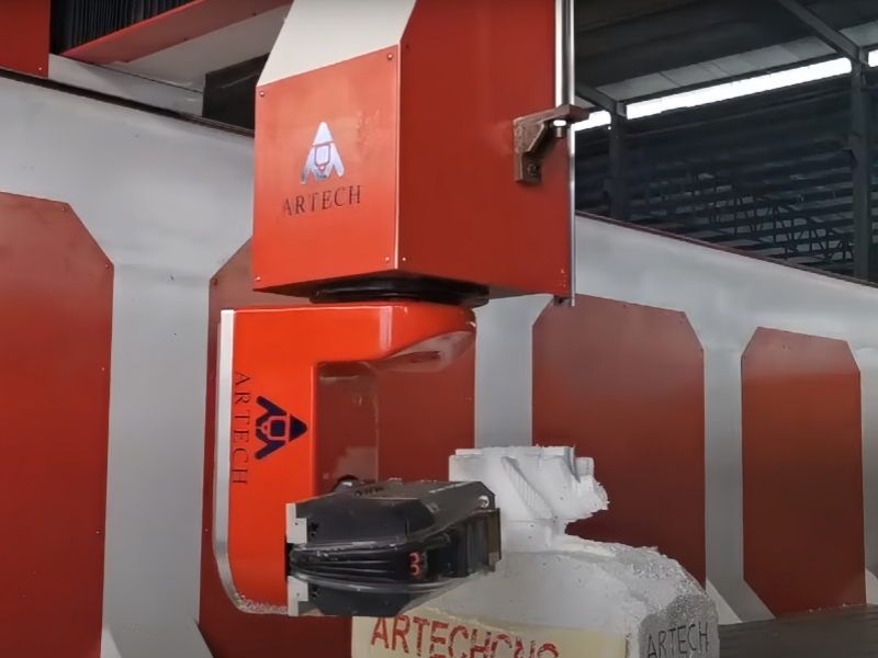 5 Axis Wood Foam Carving Moving Table Cnc Router