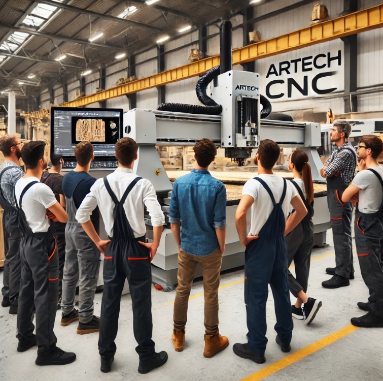 ARTECH CNC Company Conducts Internal Training to Improve Robotic Milling Technology and Software Operation Skills