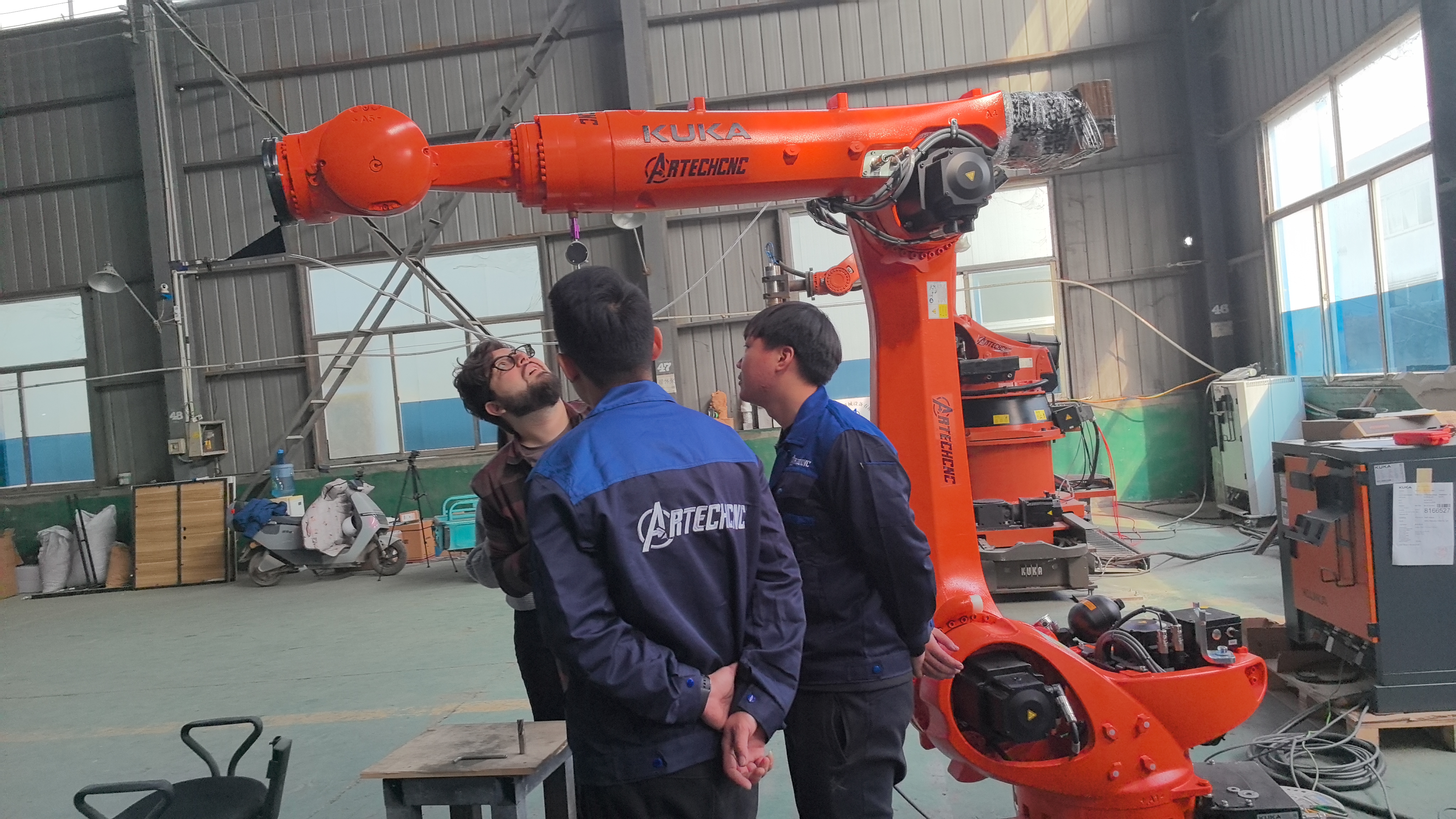 robot milling cnc