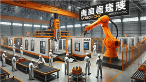 Artech CNC Company Develops Custom Robot CNC Arm Cutting Machine for Client, Now Undergoing Factory Testing