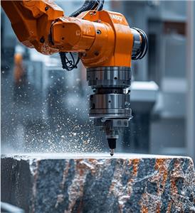 Precision Stone Milling & Cutting with Industrial Milling Robots