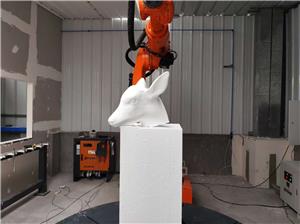 ARTECH CNC Technical Team Conducts Special Commissioning on Milling Robot Arm to Enable Accurate Foam Model Production for Customer