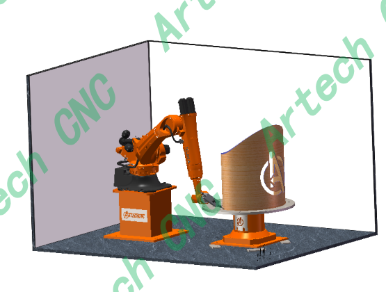 ARTECH CNC Company Delivers Custom Milling Robot Arm Design Solution, Highlighting Strong R&D Capability
