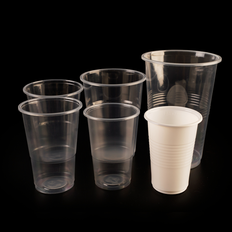 Different Sizes Disposable PP Plastic Water Cups