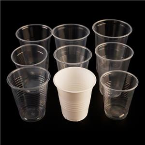 Bicchieri per succo monouso in plastica PP di diverse dimensioni