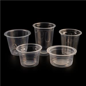 Verschillende specificaties Wegwerp plastic yoghurtbeker