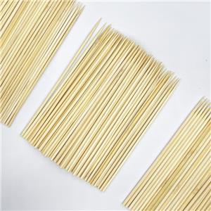 3 mm dunne wegwerp natuurlijke bamboe spiesjes of sticker