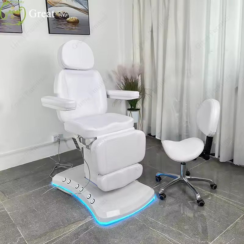 Electric Facial Beauty Salon Massage Table Bed