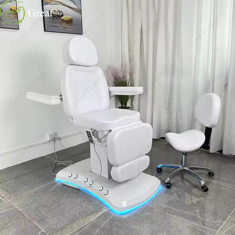 Electric Facial Beauty Salon Massage Table Bed