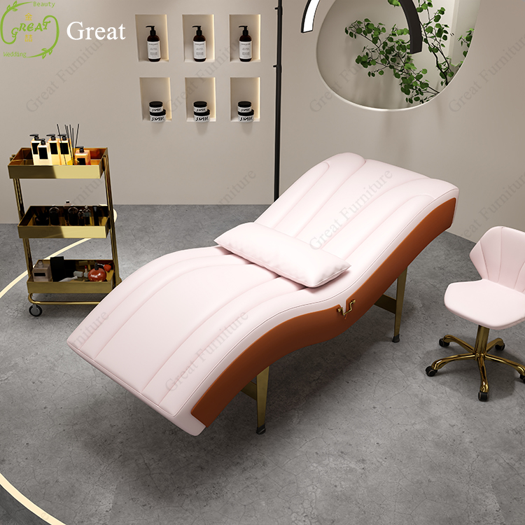 Adjustable Electric Beauty Salon Facial Bed Table