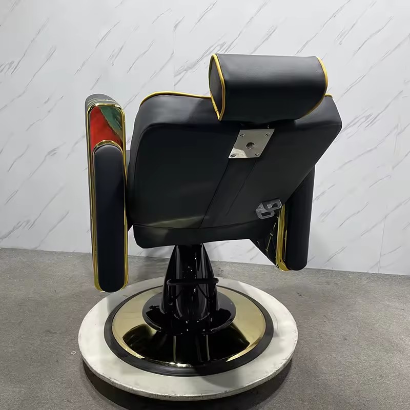 black barber chair
