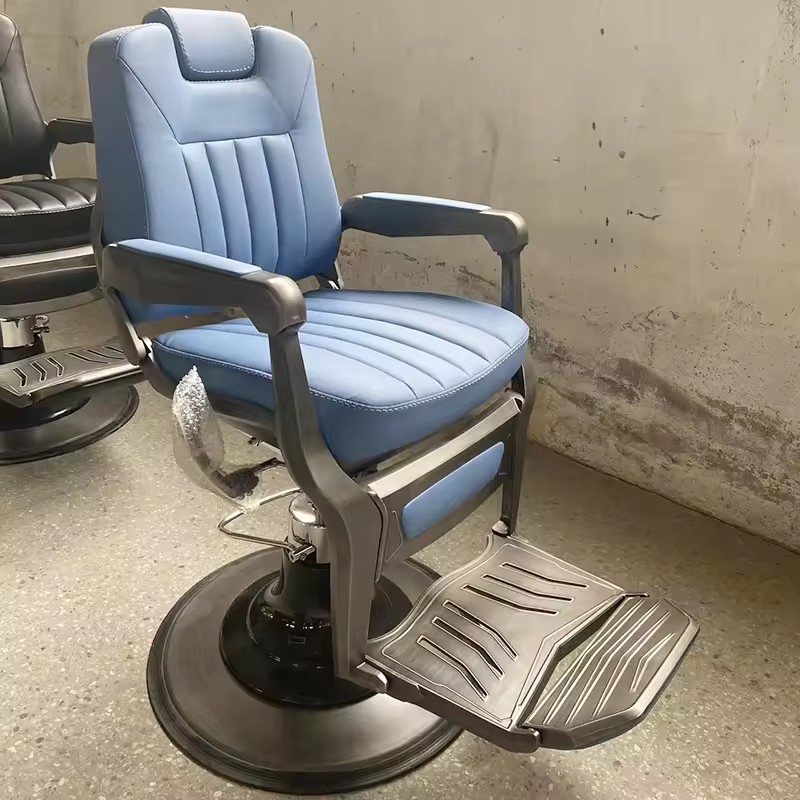 Hair Salon Heavy Duty Blue Barber Chair