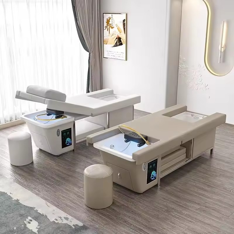 Hair Salon Furniture Reclining Shampoo Chair