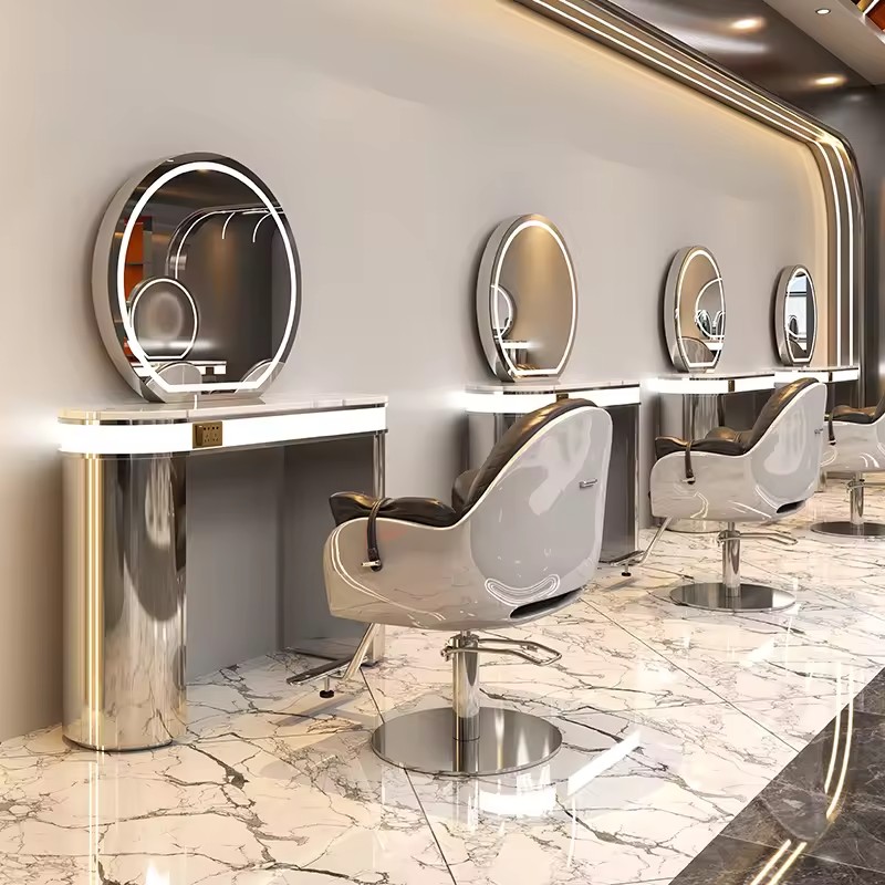 Modern Beauty Salon Furniture Barber Station