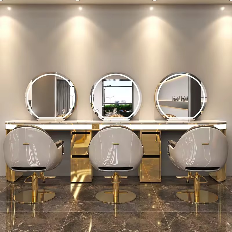 Modern Beauty Salon Furniture Barber Station