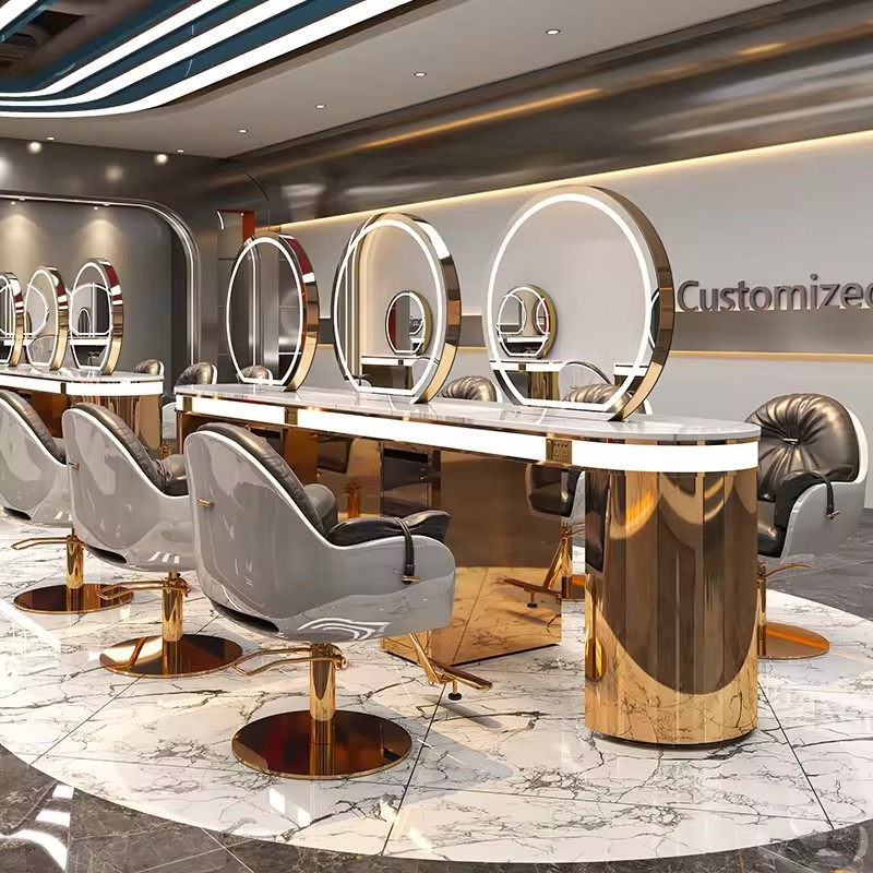 beauty salon mirror