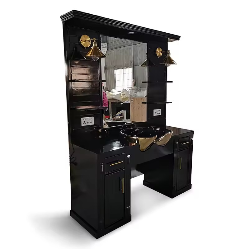 Hair Salon Furniture Equipment Beauty Mirror Station