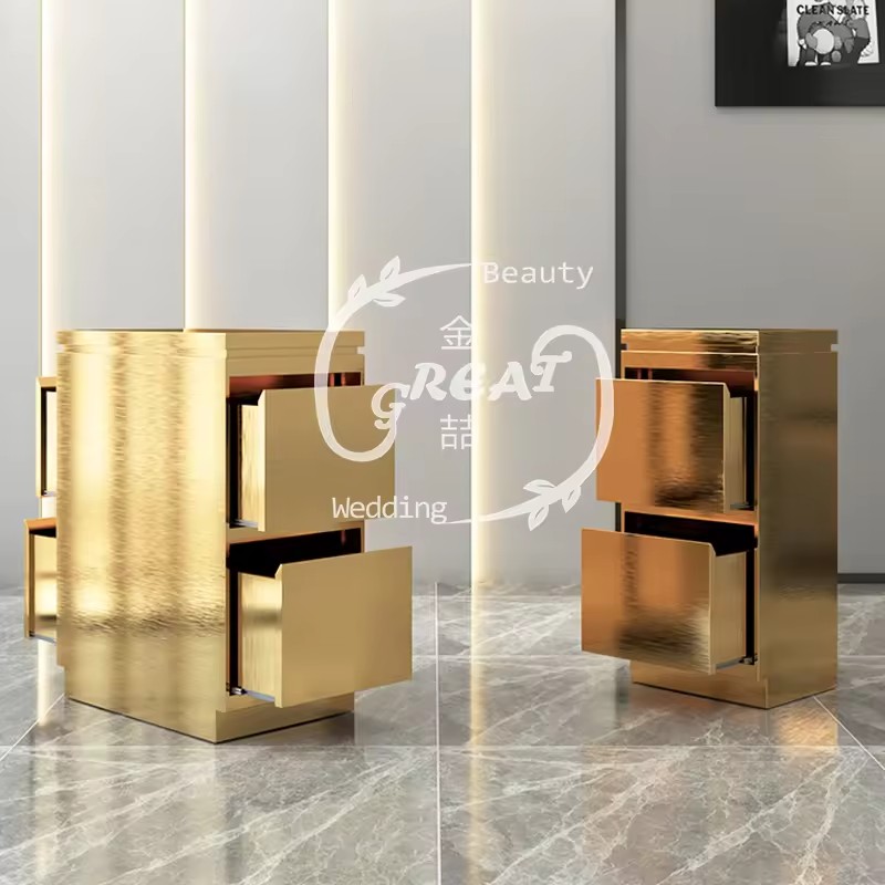 Modern Hairdressing Salon Trolley Cart For Beauty Shop