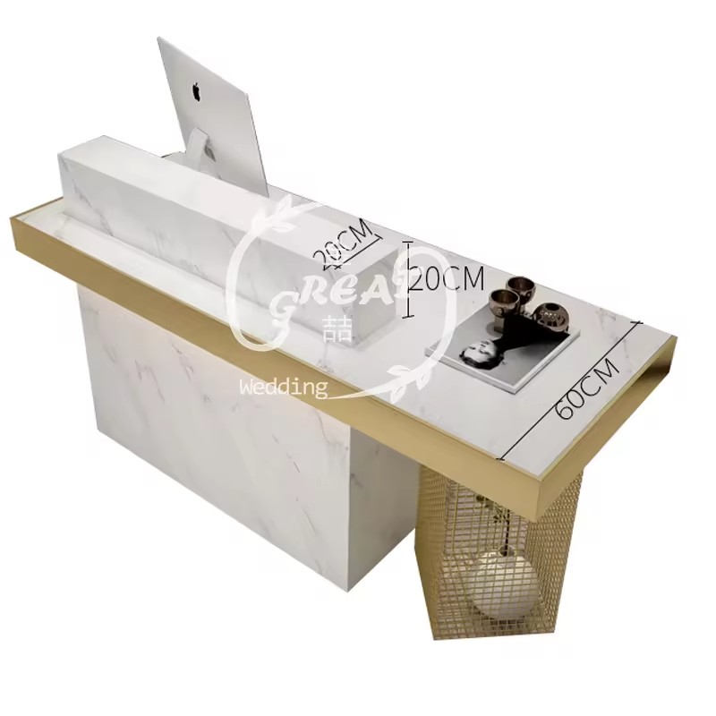 Modern Hair Salon Reception Desk For Beauty Shop
