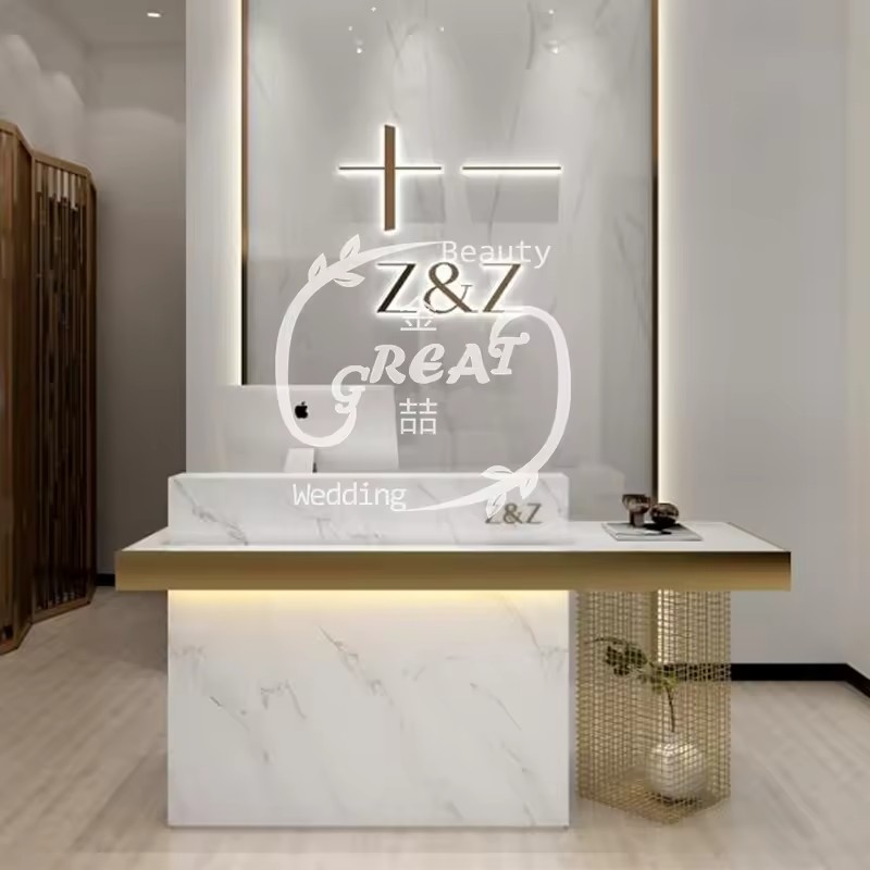 hair salon reception desk