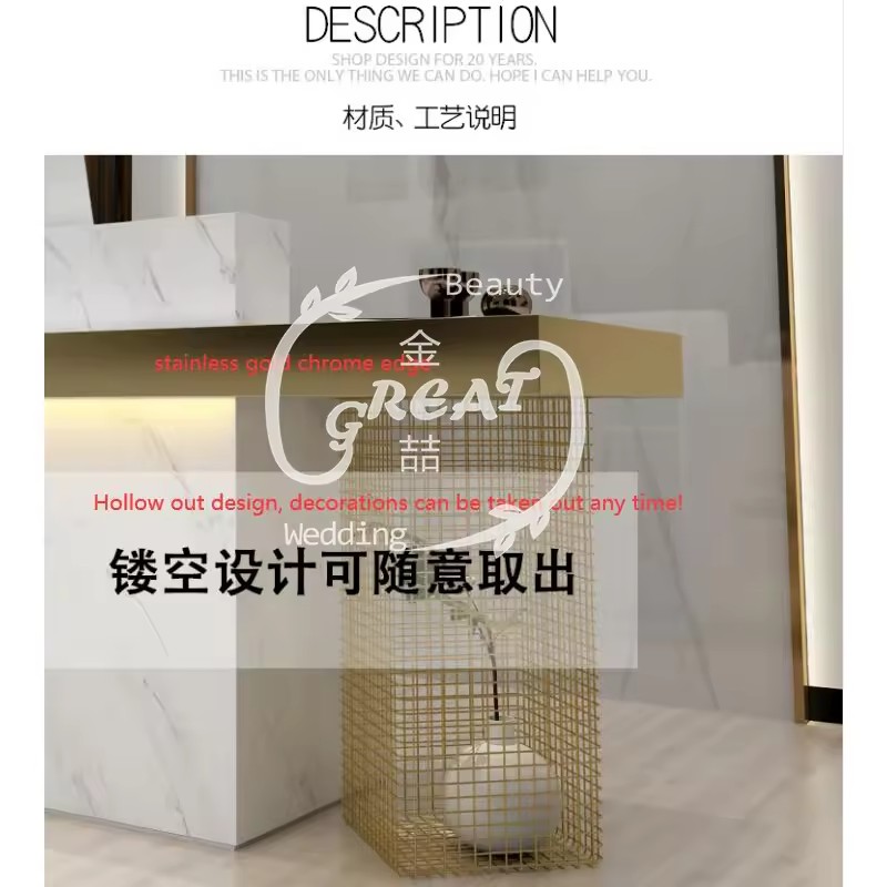 reception desk for beauty shop