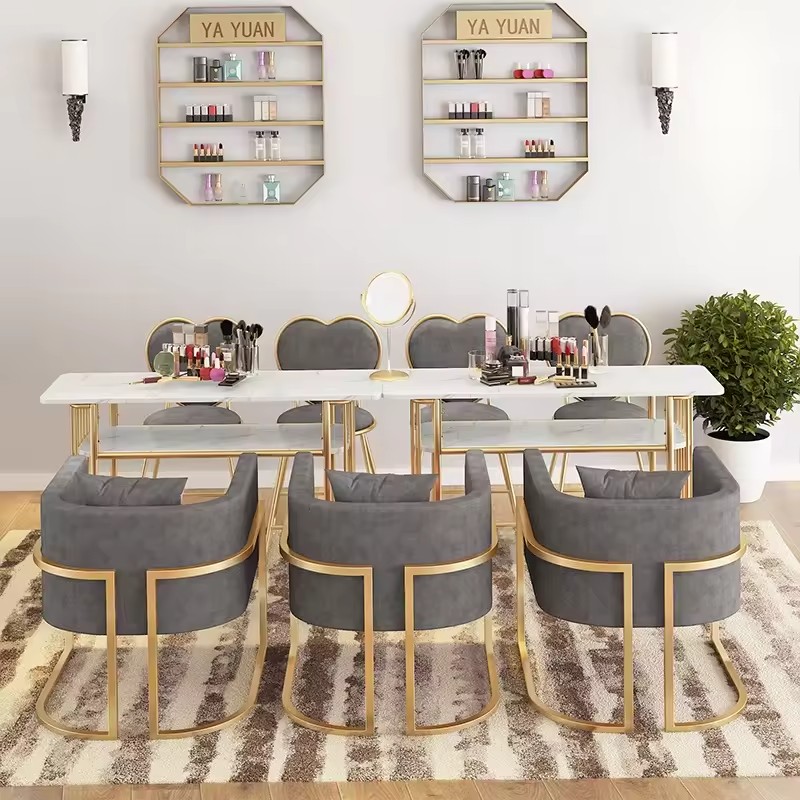 Manicure Furniture Modern Nail Tables And Chairs Sets