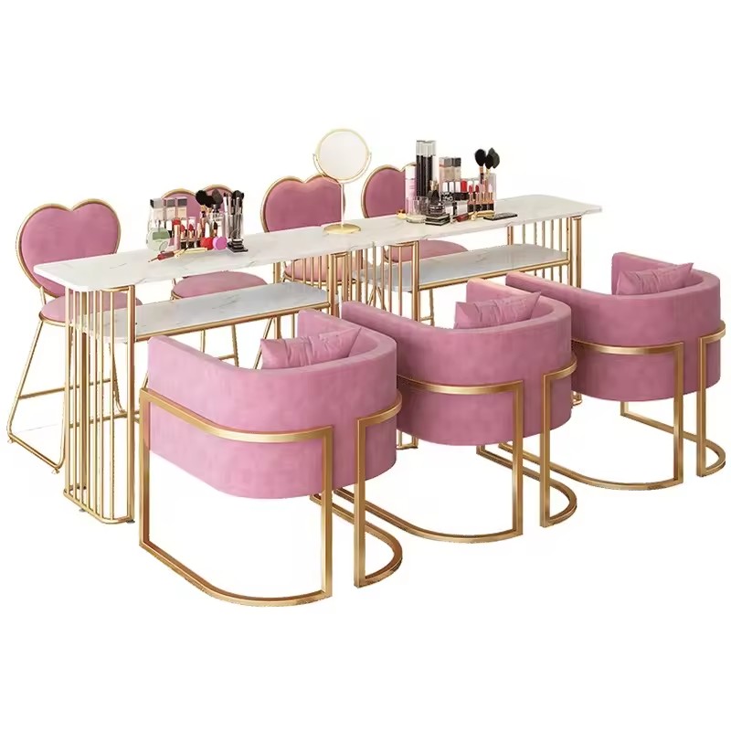 Manicure Furniture Modern Nail Tables And Chairs Sets