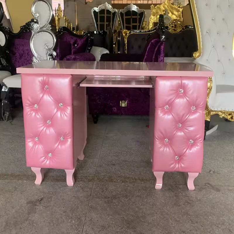 Salon Furniture Manicure Table With Dust Collector