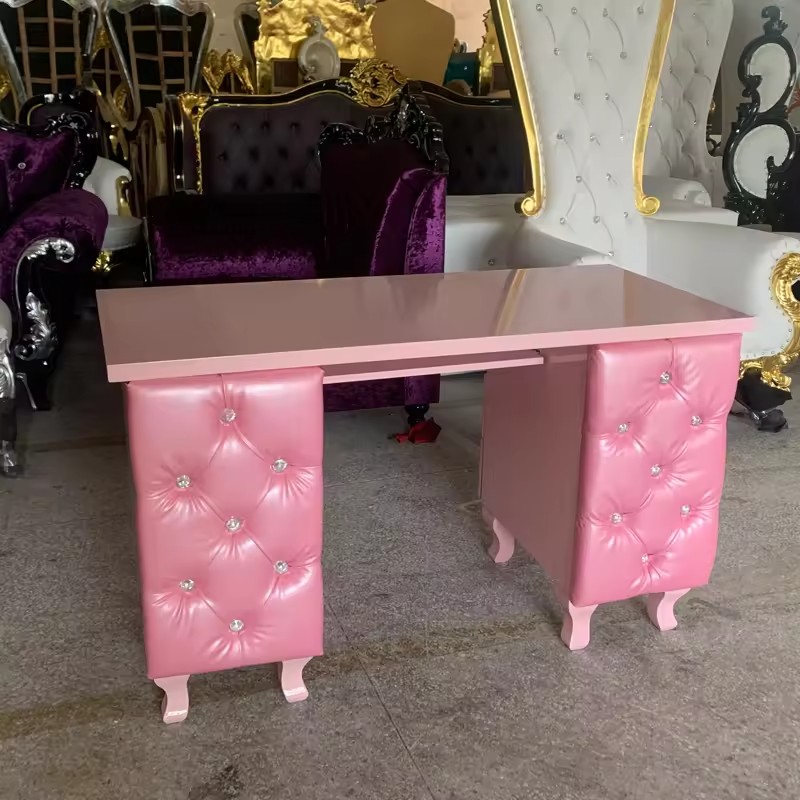Salon Furniture Manicure Table With Dust Collector