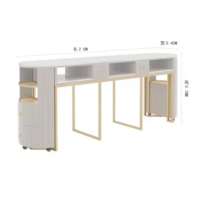 double manicure table