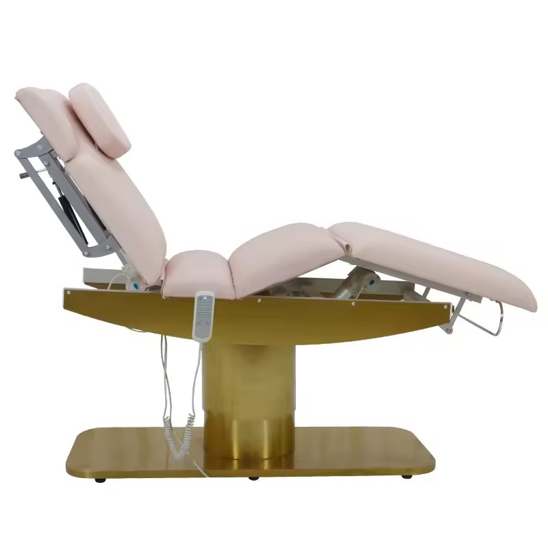 Modern Pink Electric Lash Table Massage Facial Bed