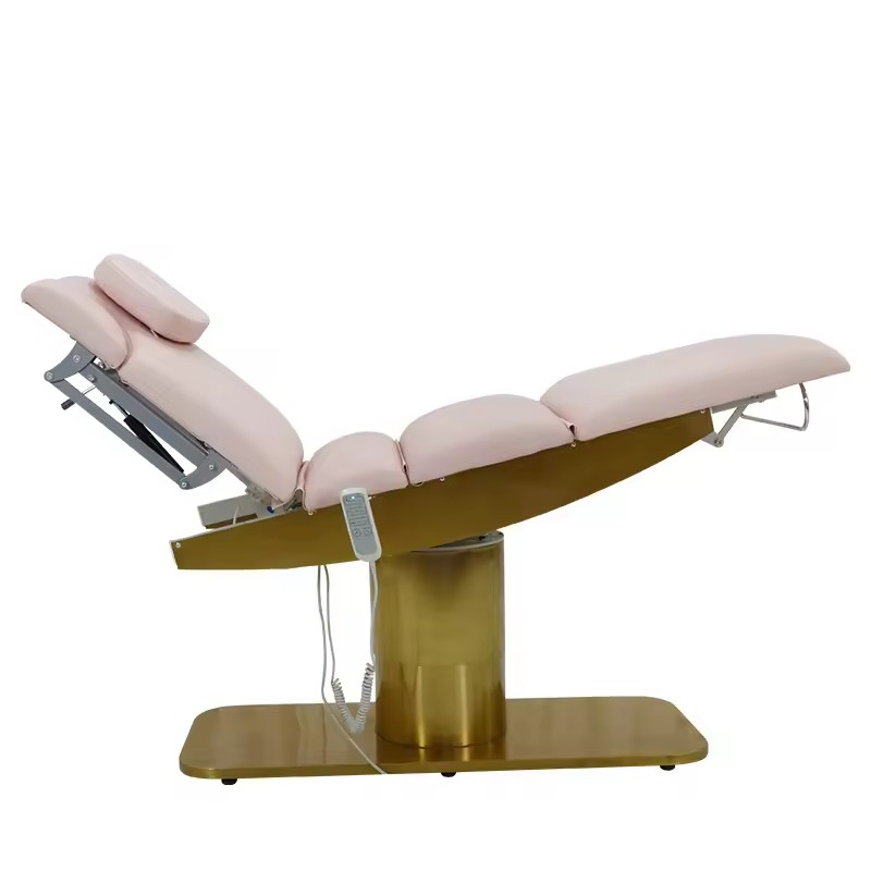 Modern Pink Electric Lash Table Massage Facial Bed
