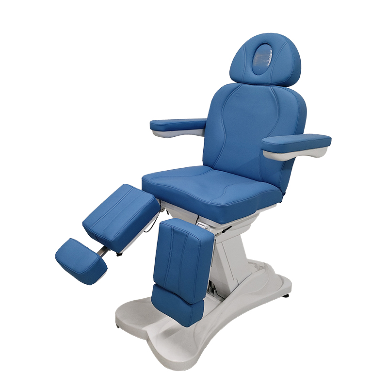 Modern Blue Salon Furniture Tattoo Facial Spa Bed