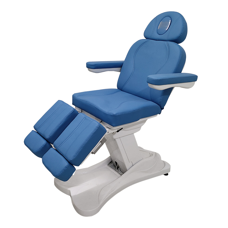 Modern Blue Salon Furniture Tattoo Facial Spa Bed