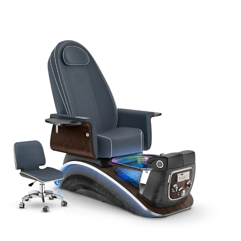 Modern Marble Base Foot Spa Pedicure Chair With Lighting