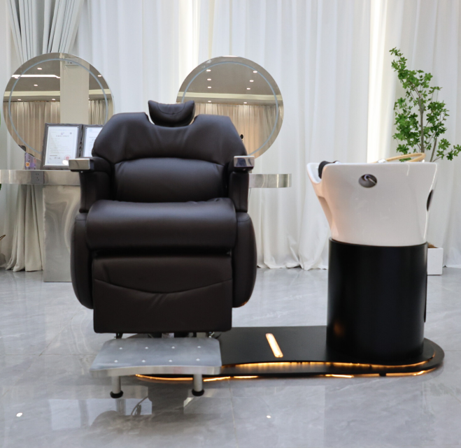 modern shampoo chair
