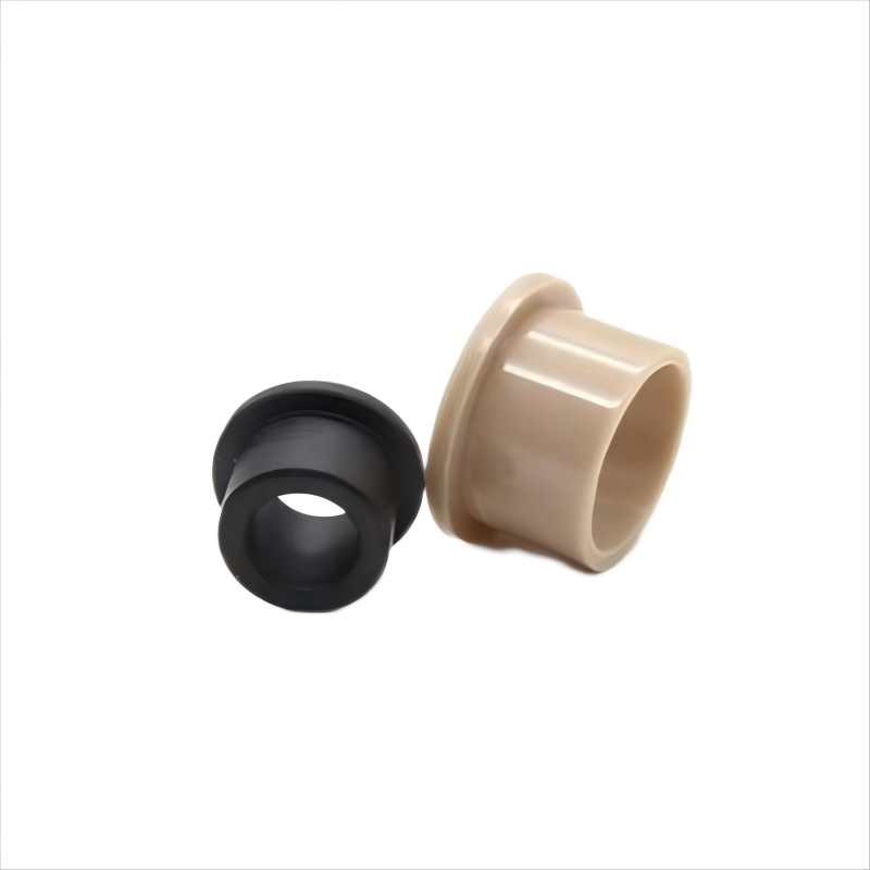 PEEK wear-resistant flanged bushing