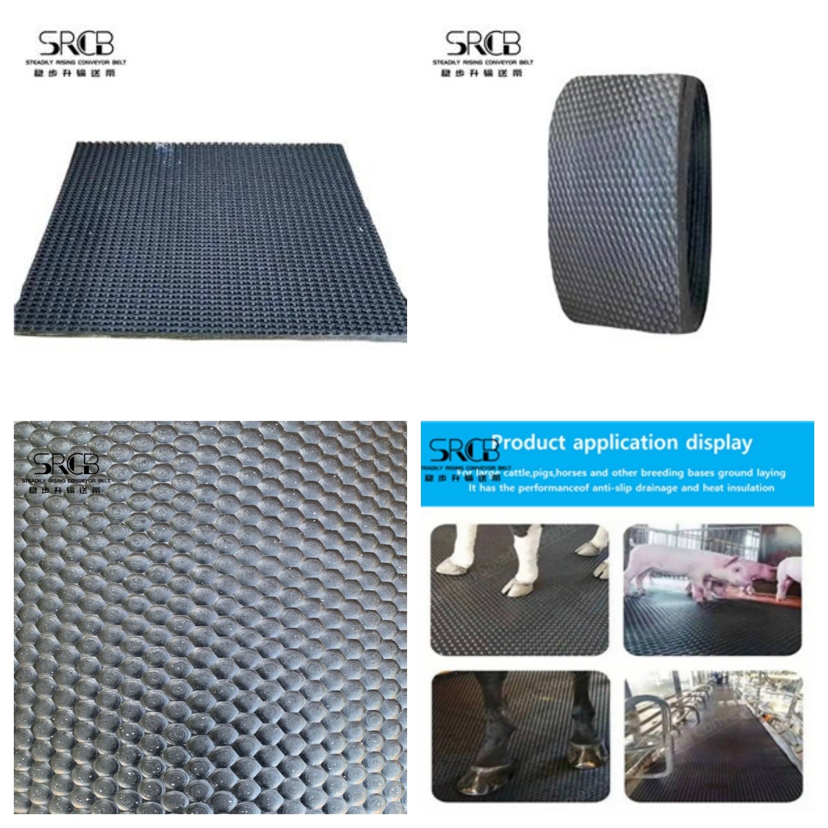 Dots pattern conveyor belt