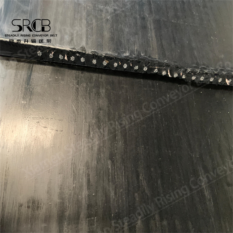 Steel wire core conveyor belt