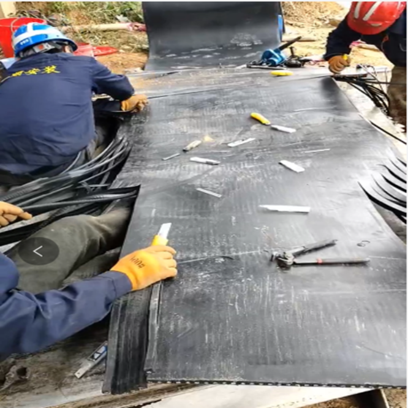 How to avoid the cracks and breaks occurred on the conveyor belt joint